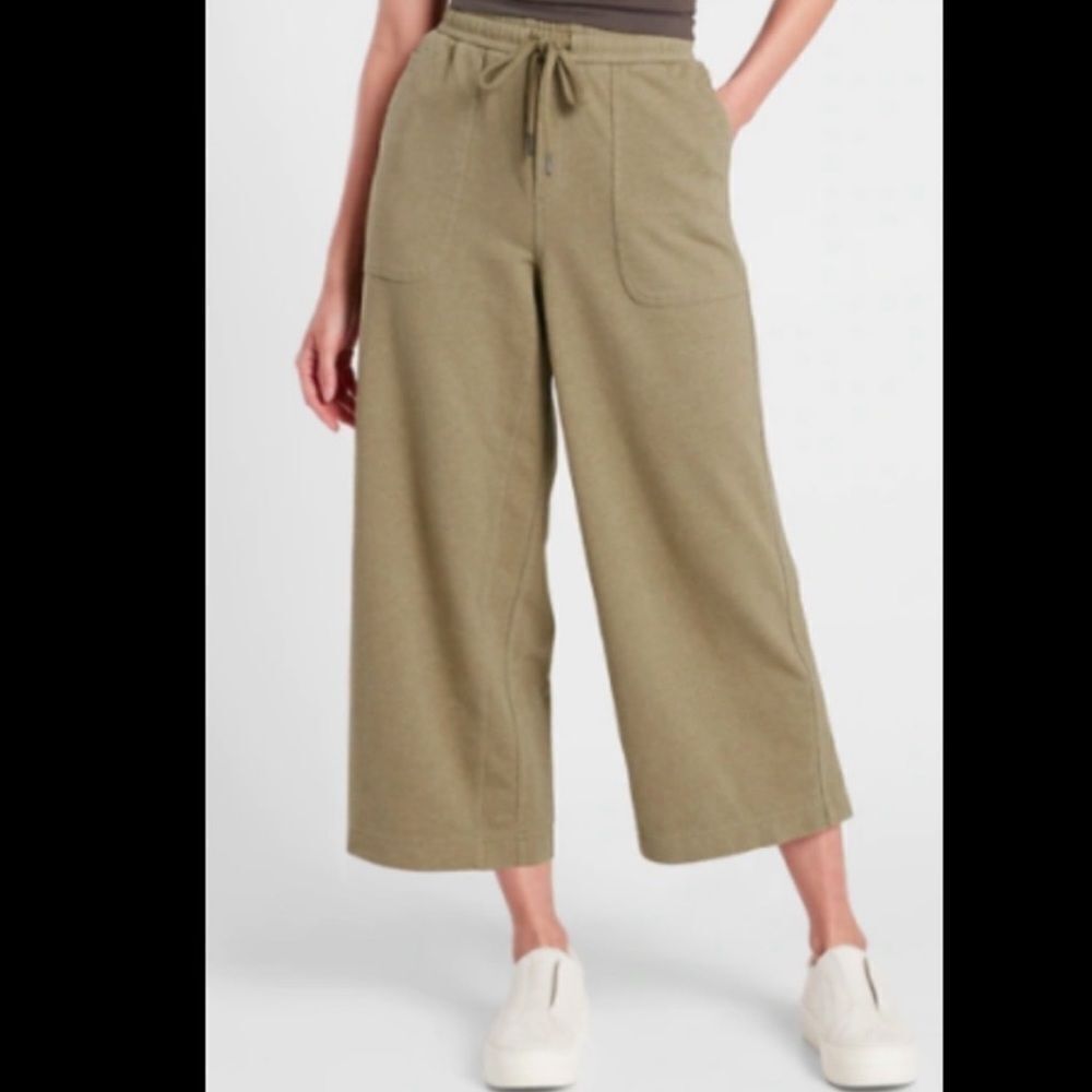 Athleta FARALLON HEATHERED WIDE LEG CROP